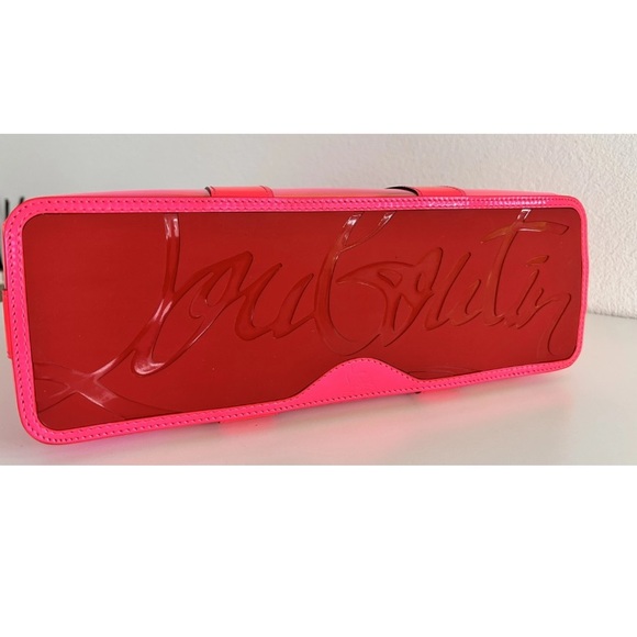 Authentic Christian Louboutin PVC Spikes East West Small Cabata Tote - Picture 2 of 9